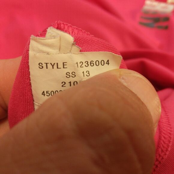 Under Armour RUN tshirt womens XL XLarge pink short sleeve semi-fitted train - Picture 11 of 12